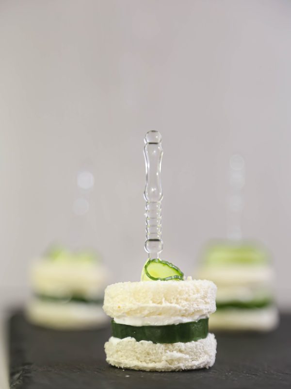 Mini Cucumber Labneh Sandwich